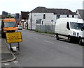 ST3189 : Follow diversion sign in Crindau, Newport by Jaggery