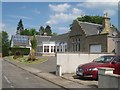 NJ3359 : Fochabers Town railway station (site), Moray by Nigel Thompson