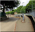 SO1409 : Pavement junction near the northern end of Church Street Tredegar by Jaggery