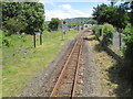 SN5980 : Llanbadarn railway station, Ceredigion by Nigel Thompson