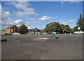 SP9063 : Roundabout on the A509, Wollaston by David Howard