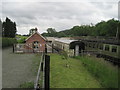 SJ2823 : Llynclys South railway station, Shropshire by Nigel Thompson