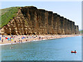 SY4690 : East Cliff, West Bay by David Dixon