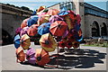 ST7564 : Colourful brollies at Bath Spa by John Winder