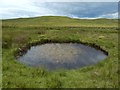 NS2673 : Bomb crater near Old Largs Road by Lairich Rig