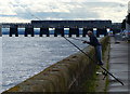 NO3929 : Fishing the Tay at Dundee by Mat Fascione