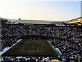 TQ2472 : Play on court 1 at Wimbledon by Paul Gillett