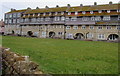 SY4690 : Grade II listed Pier Terrace, West Bay, Dorset by Jaggery