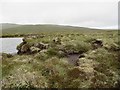 NH4800 : North shore of lochan between Dubh Lochan and Lochan Iain above upper Speyside by ian shiell