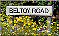 J4389 : Beltoy Road name sign, Kilroot, Carrickfergus (July 2017) by Albert Bridge