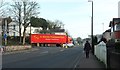 SX9165 : Lorry at junction, Teignmouth Road, Torquay by Derek Harper