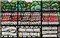 SP2864 : Detail of Stained glass window, St Mary's church, Warwick by J.Hannan-Briggs