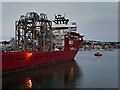 SW8133 : Aker Wayfarer at Falmouth Docks by David Dixon