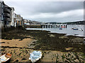 SW8032 : Falmouth Harbour, Beach at Fish Strand Quay by David Dixon