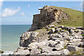 SH8878 : Promontory near Penmaen Rhos by Stephen McKay