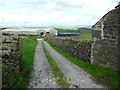 SD7659 : Farm driveway at Whelpstone Lodge, Rathmell by Humphrey Bolton