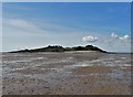 NX5749 : Approaching Ardwall Isle across the tidal flats by Neil Theasby