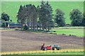 NT2447 : Manuring a field near Eddleston by Jim Barton