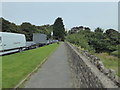 SN1301 : Path at The Croft, Tenby by PAUL FARMER