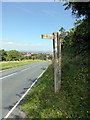 TV5997 : Footpath / Bridleway Sign, Beachy Head Road by PAUL FARMER