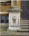 SK5339 : Wollaton Hall: column base by John Sutton