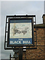 NY5541 : Sign for the former Black Bull pub, Kirkoswald by Karl and Ali