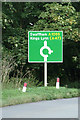 TF8207 : Roadsign on the A1065 Brandon Road by Geographer