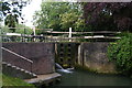 TL4712 : Stort Navigation: tail of Harlow Mill Lock by Christopher Hilton