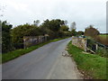 TQ6405 : Rickney Lane at Bridge crossing Chilley Stream by PAUL FARMER