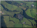 NS3149 : Former colliery tip at Lambridden Farm from the air by Thomas Nugent