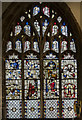 TF4250 : Medieval Stained glass window, Ss Mary & Nicholas church, Wrangle by Julian P Guffogg