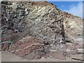 SW7316 : Rock formations at Kennack Sands, Cornwall by Derek Voller