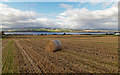 NH5957 : Stubble field Teanagairn Farm by valenta