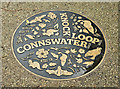 J3673 : Connswater ground plaque, The Hollow, Belfast (October 2017) by Albert Bridge