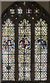 SP0343 : Stained glass window,  St Lawrence's church, Evesham by Julian P Guffogg