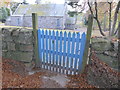 NJ6906 : Wicket gate entrance to Midmar churchyard by Stanley Howe