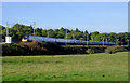 SK0021 : Passenger train south-west of Little Haywood in Staffordshire by Roger  D Kidd