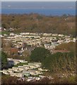 SZ6486 : Holiday Park, Whitecliff Bay by Paul Coueslant