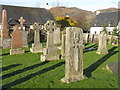 NO0242 : Memorials, Little Dunkeld Kirkyard by M J Richardson