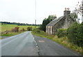 NX2085 : Derelict cottage on the A714 at Drumgrier by Humphrey Bolton