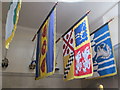 SX8752 : Banners of dead admirals, Britannia Royal Naval College by David Hawgood