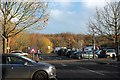 SU5235 : Car park, Winchester Services by Derek Harper