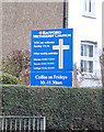 TL1415 : Batford Methodist Church sign by Geographer