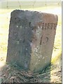 SK1489 : Old Milestone by the A57, Snake Road, Alport Bridge by J Higgins