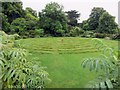 SZ4083 : The Turf Maze at Mottistone Manor by Steve Daniels