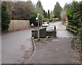 ST1882 : Road bridge and footbridge over a stream, Lisvane, Cardiff by Jaggery