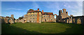 TM4464 : The cloister - Leiston Abbey, Suffolk by Phil Champion