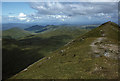 NN6318 : Ben Vorlich summit ridge by Ian Taylor