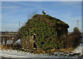 SE4083 : Dilapidated Wooden Garage opposite Woodhill Grange by Chris Heaton