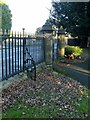 SK4330 : Gateway and railings at St James Church, Shardlow by Alan Murray-Rust